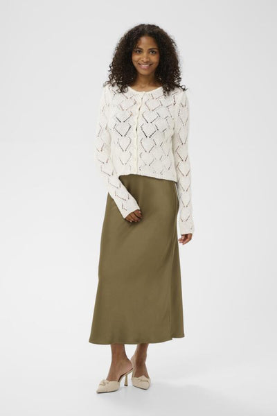 CARDIGAN KAFFE "LORINIA" CHALK