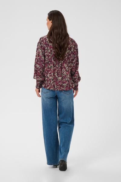 CHEMISE KAFFE "MEGHAN" FUDGE ABSTRACT ANIMAL
