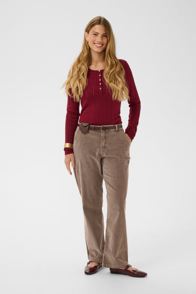 PANTALON CREAM "BRADY CORDUROY" BROWN LENTI