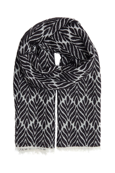 FOULARD B.YOUNG "VILEAF ACORN" BLACK MIX