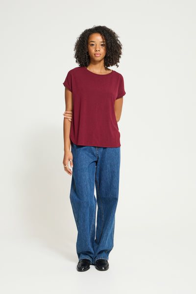 T-SHIRT ICHI "REBELLY" ZINFANDEL