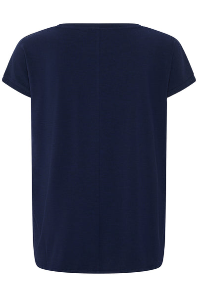 T-SHIRT ICHI "REBELLY" MARITIME BLUE
