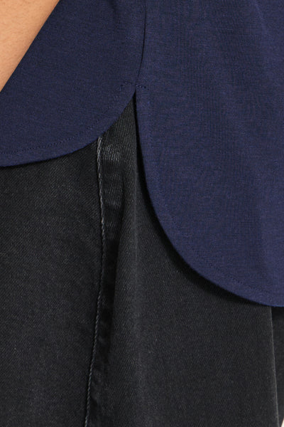T-SHIRT ICHI "REBELLY" MARITIME BLUE