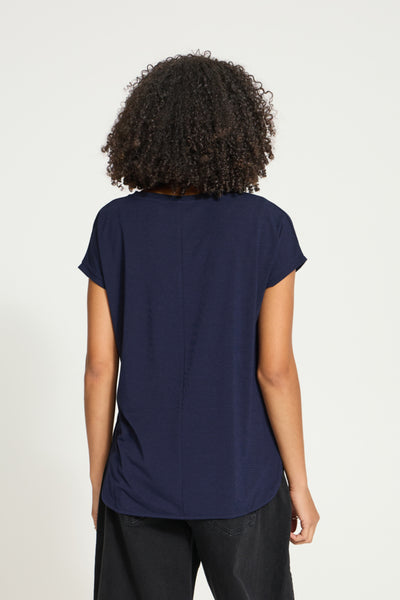 T-SHIRT ICHI "REBELLY" MARITIME BLUE