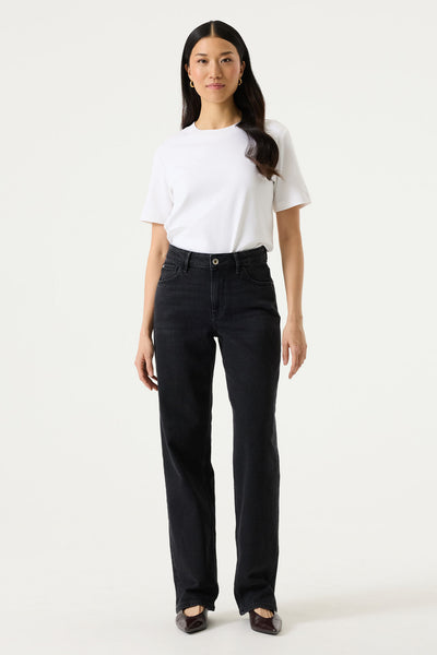 JEANS GARCIA "CELIA STRAIGHT" BLACK (251)