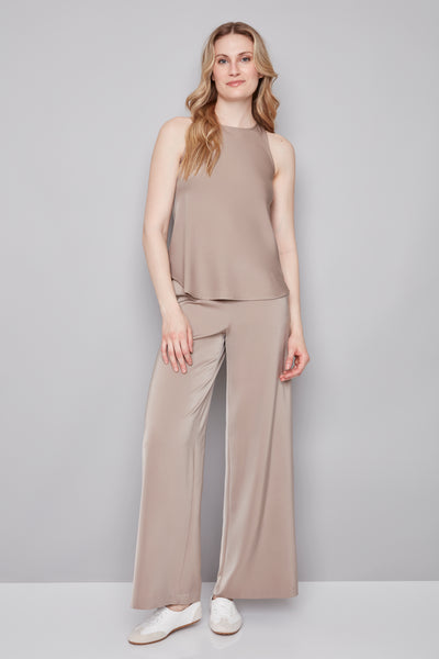 PANTALON ILTM "ÉLÉGANCE SATINÉE" ALMOND (266013)