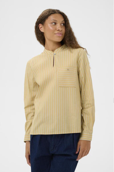 BLOUSE SAINT-TROPEZ "OTISHA" COCOON STRIPE