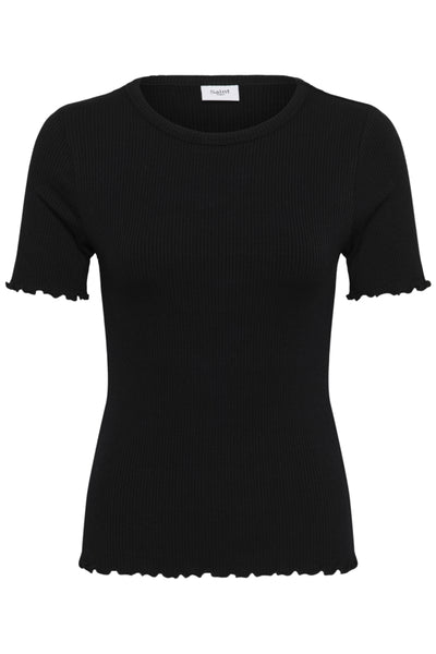 T-SHIRT SAINT-TROPEZ "OLALIA" BLACK
