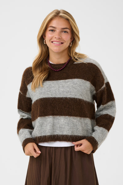 CHANDAIL SAINT-TROPEZ "TAYZIE" CHOCOLATE GREY MELANGE (30515375)