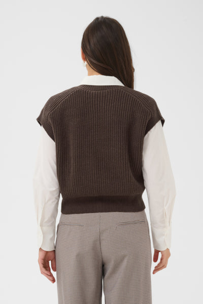 DÉBARDEUR SAINT-TROPEZ "TRUNE" CHOCOLATE BROWN (30515465)