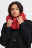 FOULARD ICHI "MAUI" RED DAHLIA