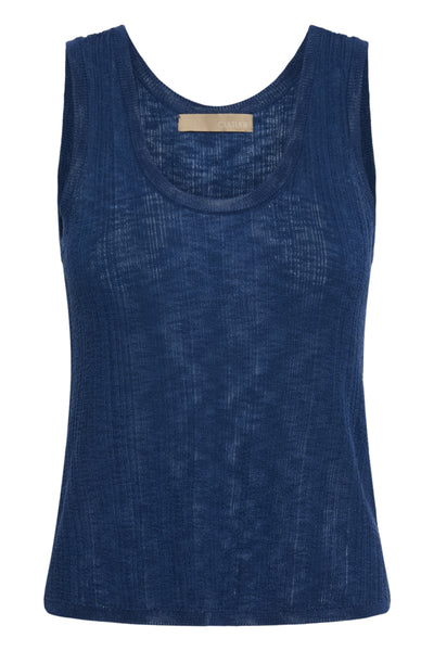 CAMISOLE CULTURE "AUGUSTINE" TRUE NAVY