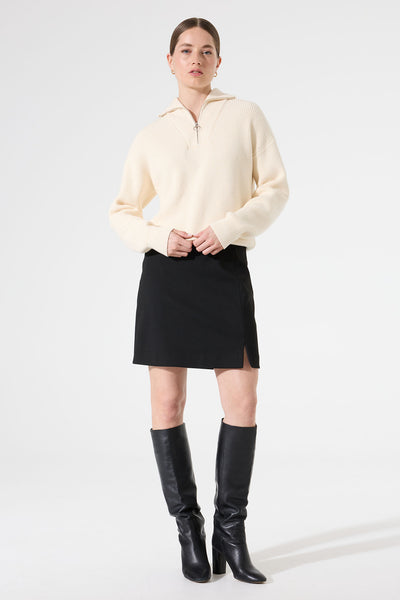 JUPE GARCIA "STRETCH" BLACK (I50323)