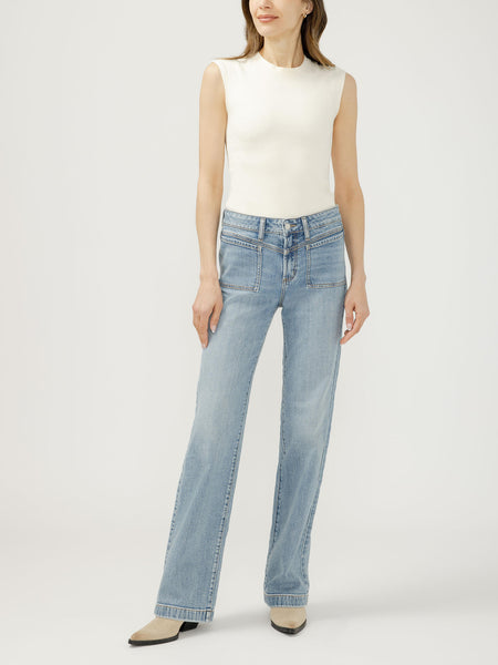 JEANS SILVER 31 POUCES "AVERY TROUSER" WANDERLUST 296