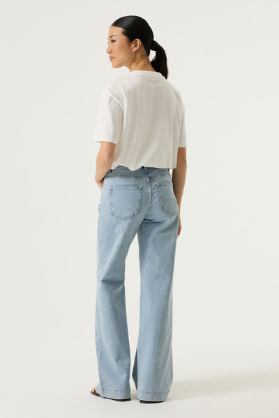 T-SHIRT GARCIA "SHOES" OFF WHITE (P260204)