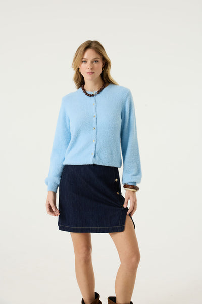 CARDIGAN GARCIA "BREEZE BLUE" (U260052)