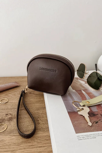 MINI SAC LOUENHIDE "PAIGE" CHOCOLATE
