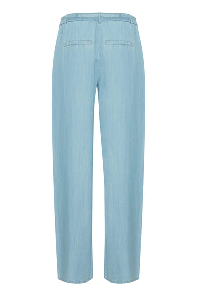 PANTALON B.YOUNG "LANA WIDE" LIGHT BLUE DENIM