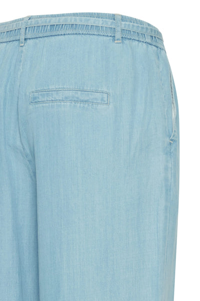 PANTALON B.YOUNG "LANA WIDE" LIGHT BLUE DENIM