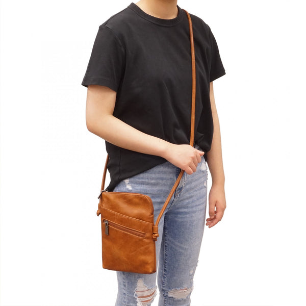PETIT SAC À BANDOULIÈRE S-Q "HANNAH" ALMOND MILK