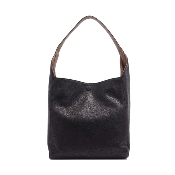 SAC HOBO RÉVERSIBLE  S-Q "KENDRA 2 DANS 1" BLACK / FOSSIL