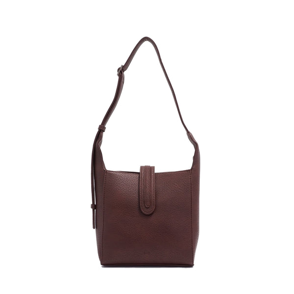 SAC HOBO RÉVERSIBLE  S-Q "JAIME 2 DANS 1" BITTER CHOCOLATE