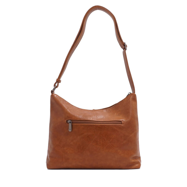 SAC À BANDOULIÈRE S-Q "HODA" BROWN