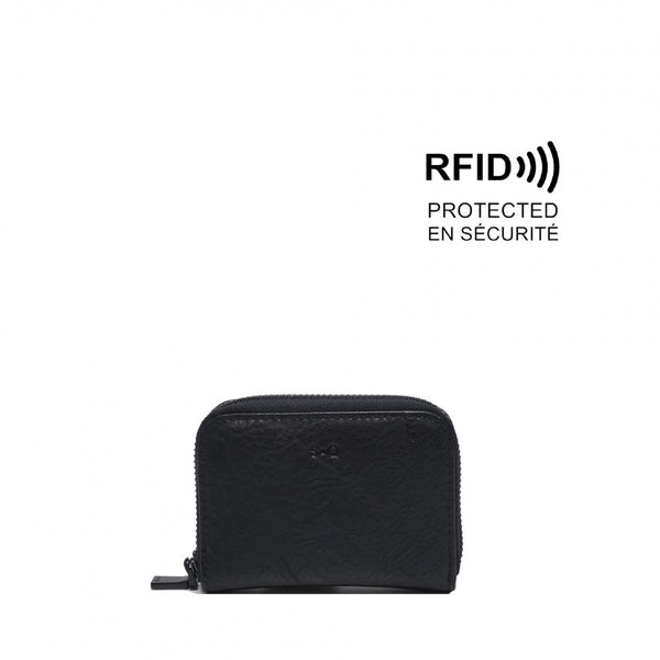 PORTE-CARTES S-Q "IVA" BLACK