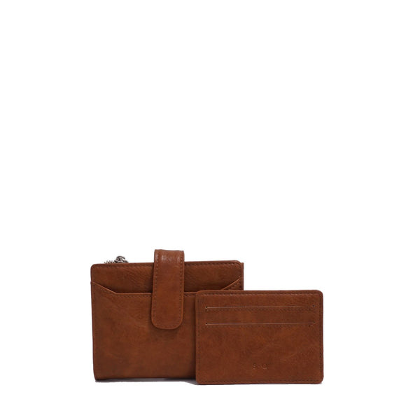 PORTEFEUILLE S-Q "MIRKA" BROWN