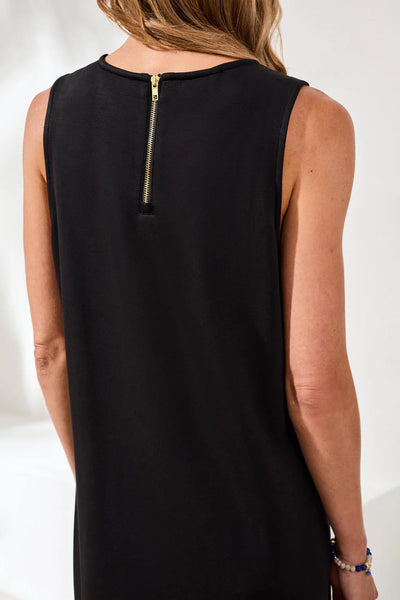 ROBE TRIBAL "ZIP" BLACK (2492O)