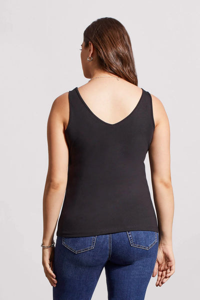 CAMISOLE TRIBAL "RÉVERSIBLE" BLACK (48200)