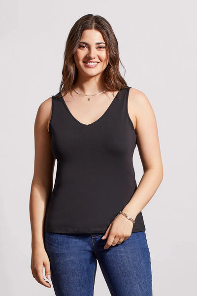 CAMISOLE TRIBAL "RÉVERSIBLE" BLACK (48200)