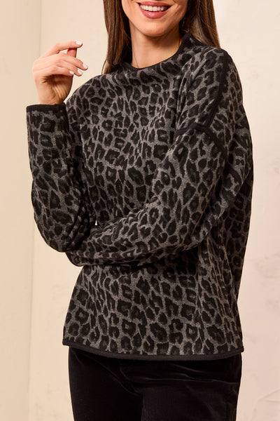 CHANDAIL TRIBAL "ANIMAL" CHARCOAL (22960)