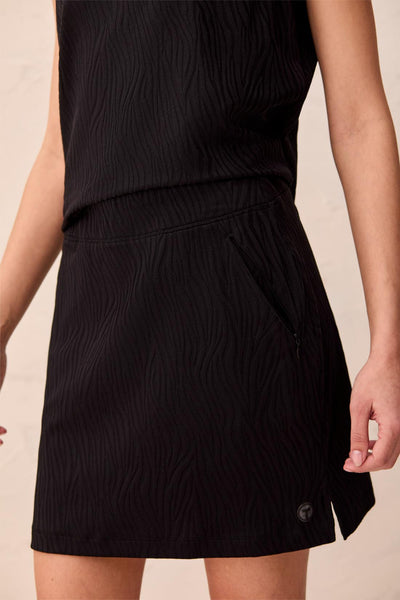 JUPE-SHORT TRIBAL "PULL-ON" BLACK (24490)