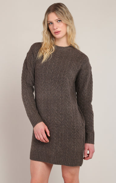 ROBE ROOM 34 "CABLE" CHESTNUT HEATHER (2827513)