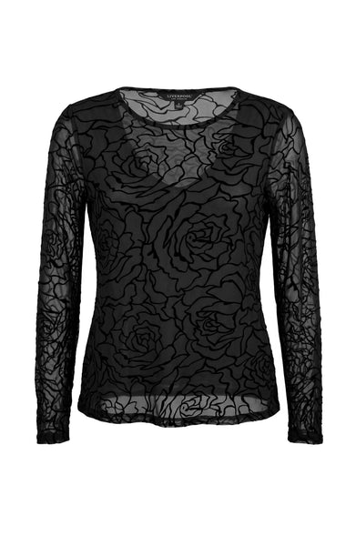CHANDAIL LIVERPOOL "MESH" BLACK ROSES (LM8L80KB49)