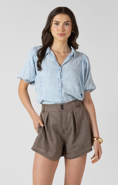 BLOUSE DEX "TENCEL" BLEACHED INDIGO (2723720)