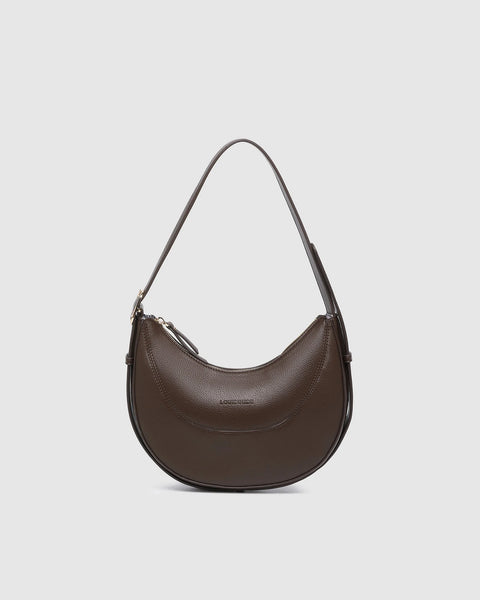 SAC À BANDOULIÈRE LOUENHIDE "LANE" CHOCOLATE