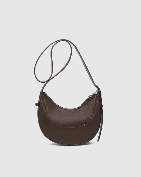 SAC À BANDOULIÈRE LOUENHIDE "LANE" CHOCOLATE